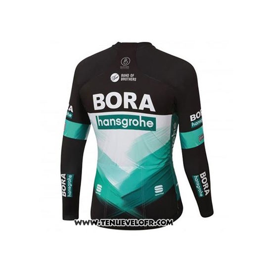 2020 Maillot Ciclismo Bora-hansgrone Bleu Noir Manches Longues et Cuissard